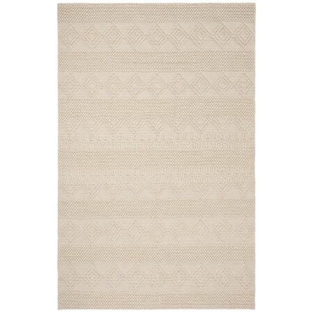 Safavieh 2 x 3 ft. Natura Collection Contemporary Rectangle Hand Woven Rug, Ivory NAT102C-2